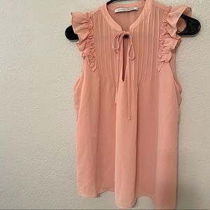 Rose ruffled blouse by collective concepts